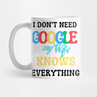 I Don't Need Google Mug